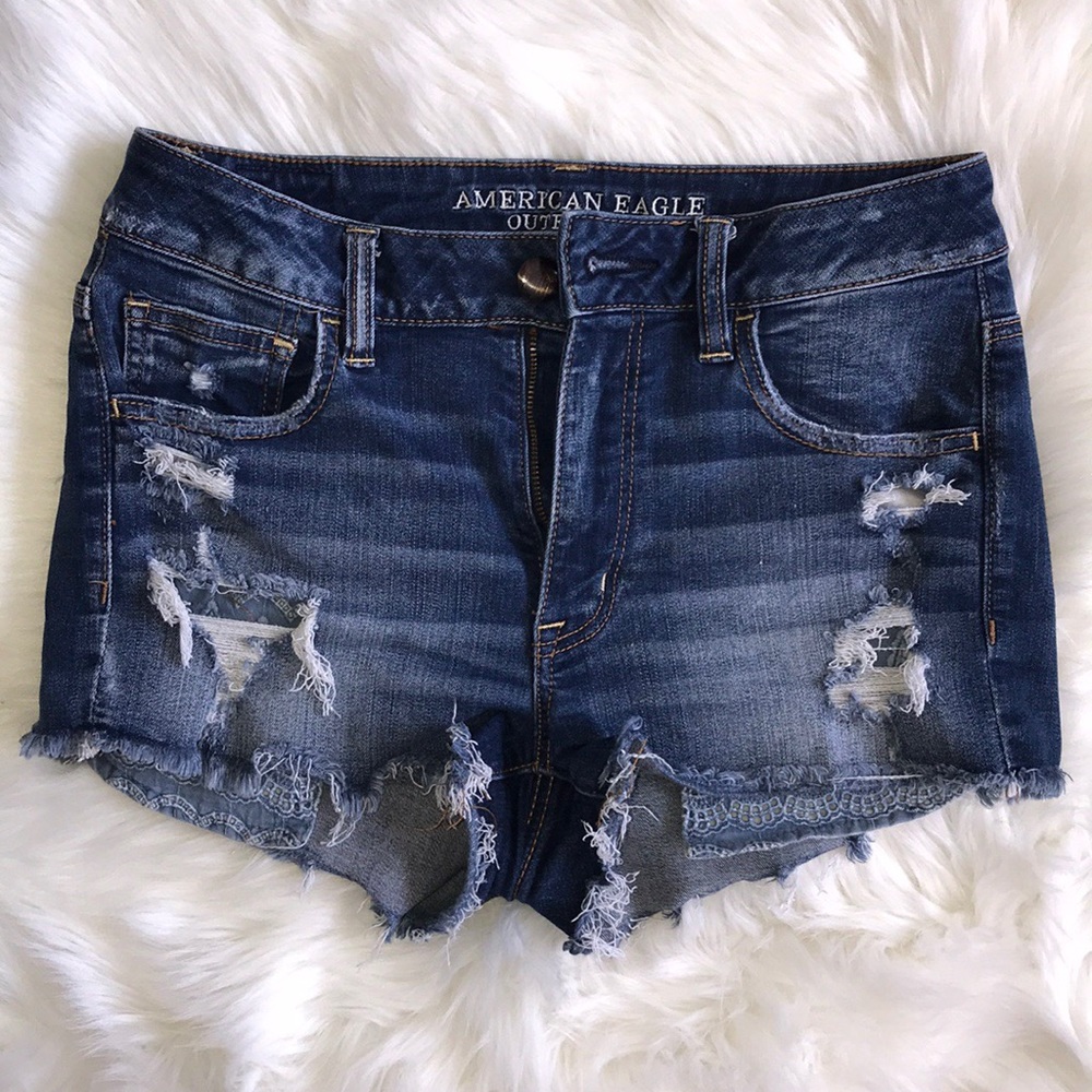 AEO Hi-Rise Jean Shorts